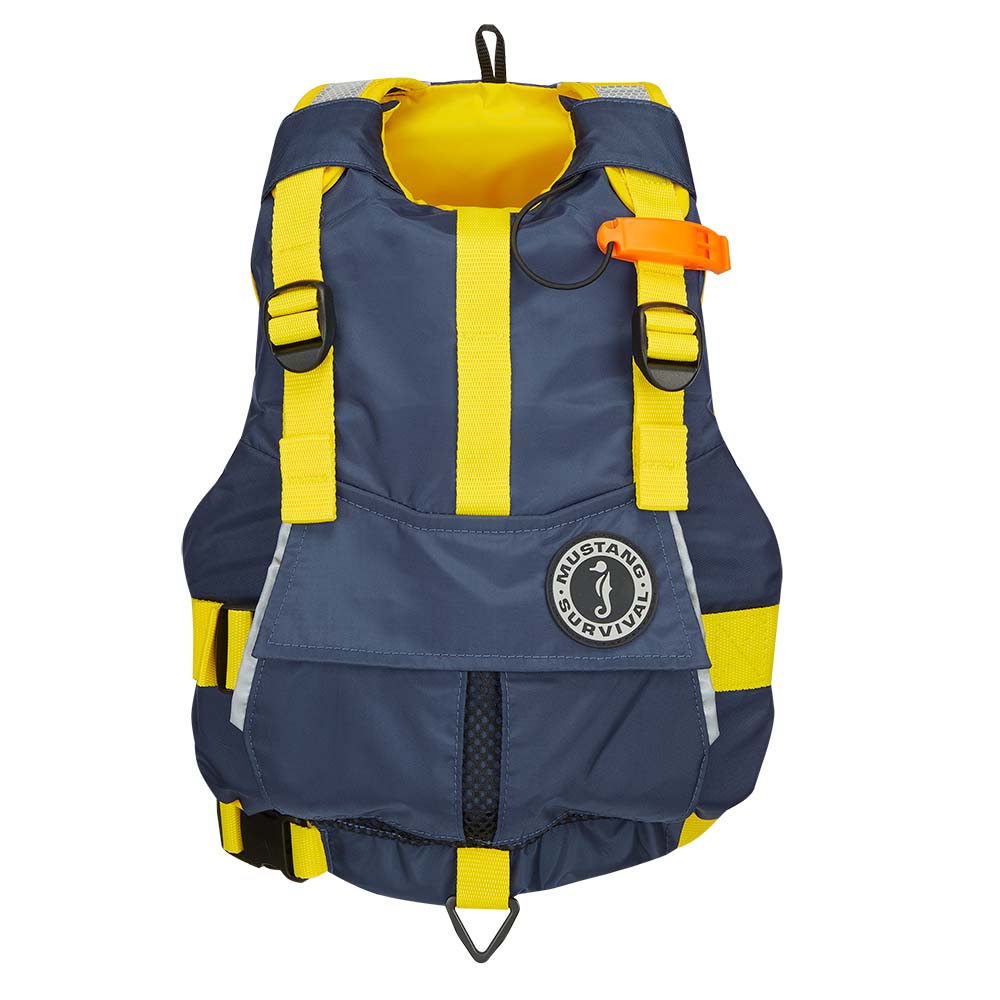 Mustang Youth Bobby Foam Vest  YellowNavy MV250050216