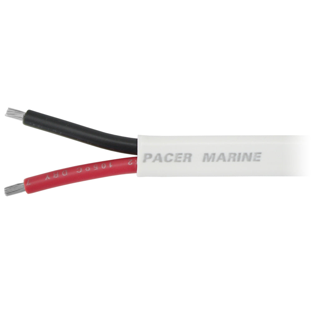 Pacer 102 AWG Duplex Cable  RedBlack  Sold By The Foot W102DCFT