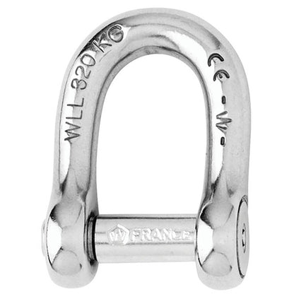 Wichard SelfLocking Allen Head Pin D Shackle  12mm Diameter  1532 01306
