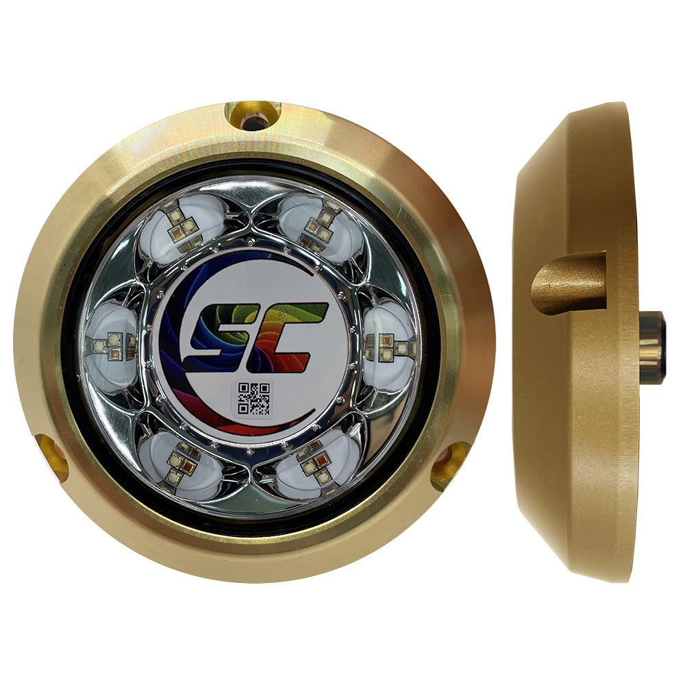 ShadowCaster SC3 Series CC Full Color Change Bronze Surface Mount Underwater Light SC3CCBZSM