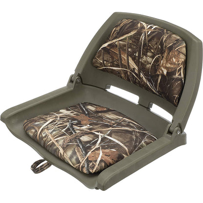 Attwood SwivlEze Padded Flip Seat  Camo 98391GNMX