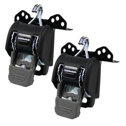 CargoBuckle Universal Ladder Rack TieDown System  2 Retractable TieDown  1 Pair F153180