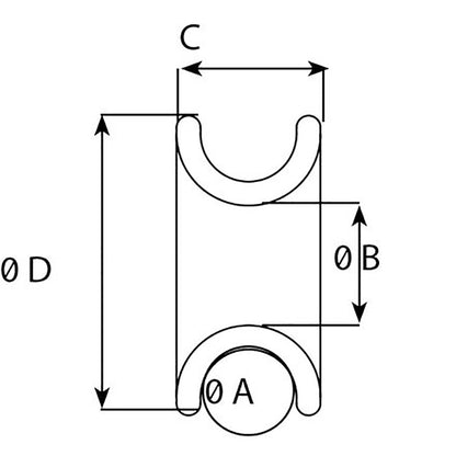 Wichard FRX10 Friction Ring  10mm 2564 FRX10  21008