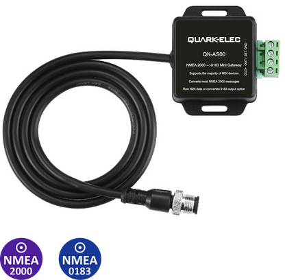Quark-Elec NMEA 2000 to NMEA 0183 Mini Gateway QK-AS00