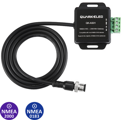 Quark-Elec NMEA 0183 to NMEA 2000 Mini Gateway QK-AS01