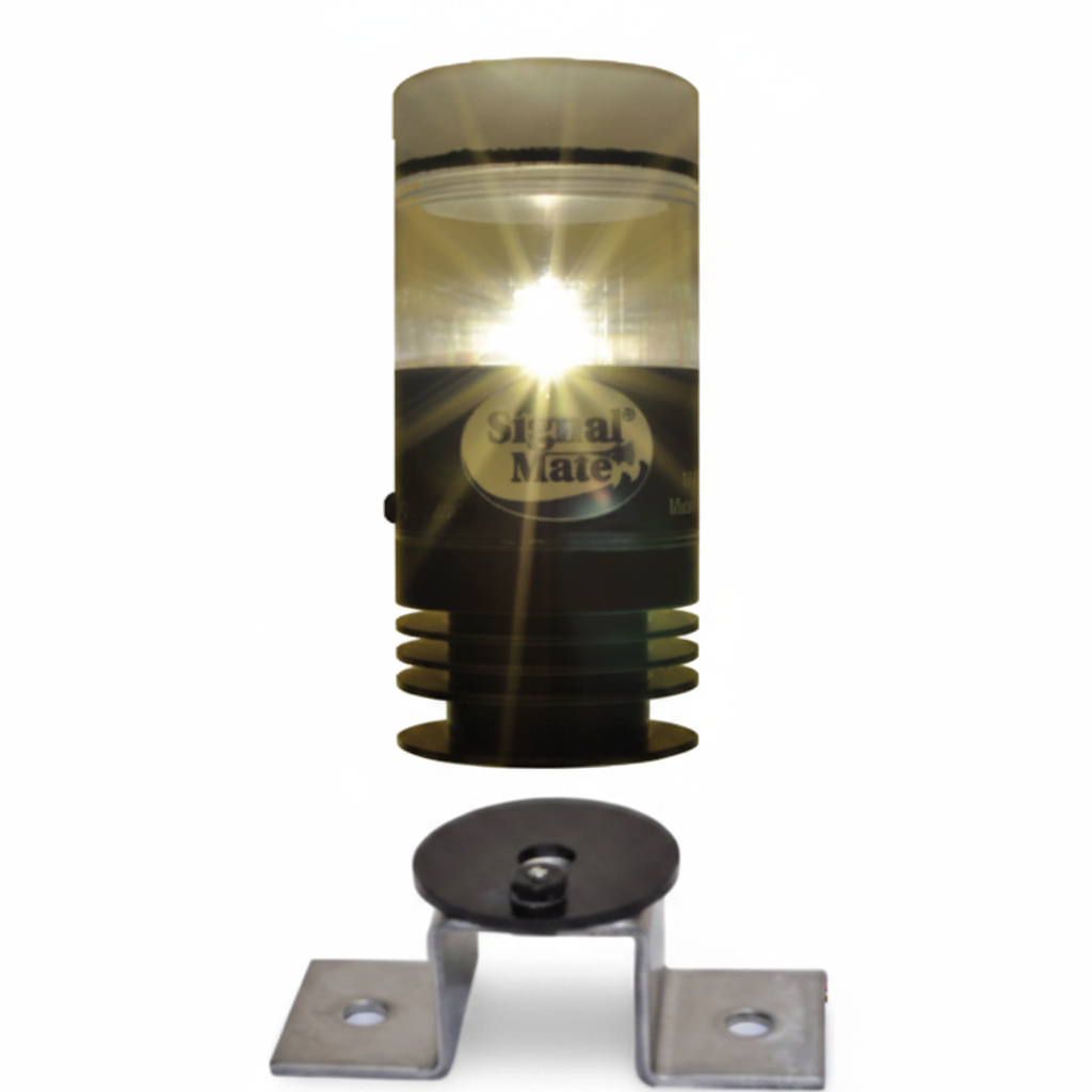 Signal Mate 3NM 360 Degree White LED Combination Anchor Light with Strobe for Distress - 3NM360WS
