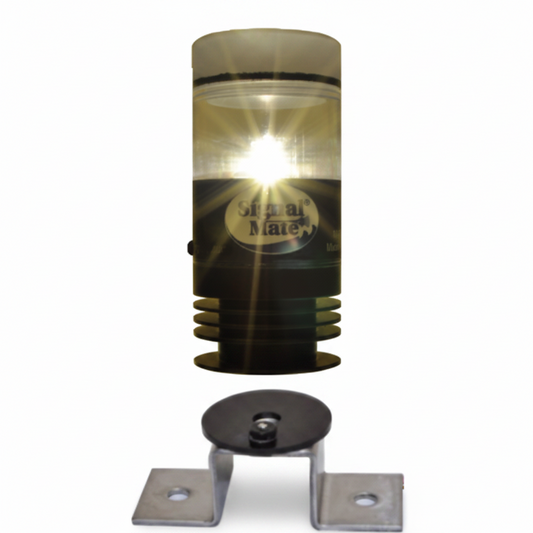 Signal Mate 3NM 360 Degree White LED Combination Anchor Light with Strobe for Distress - 3NM360WS