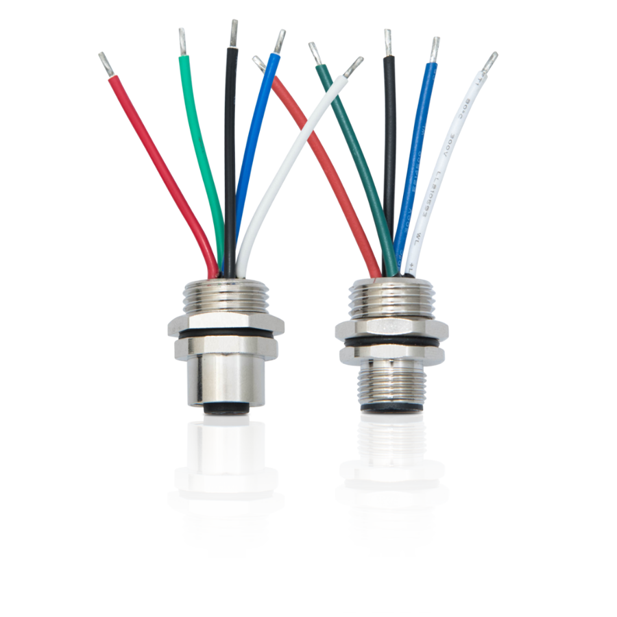 Actisense NMEA 2000 Micro, Front Panel Mount Wired Connector - Male A2K-PMW-M
