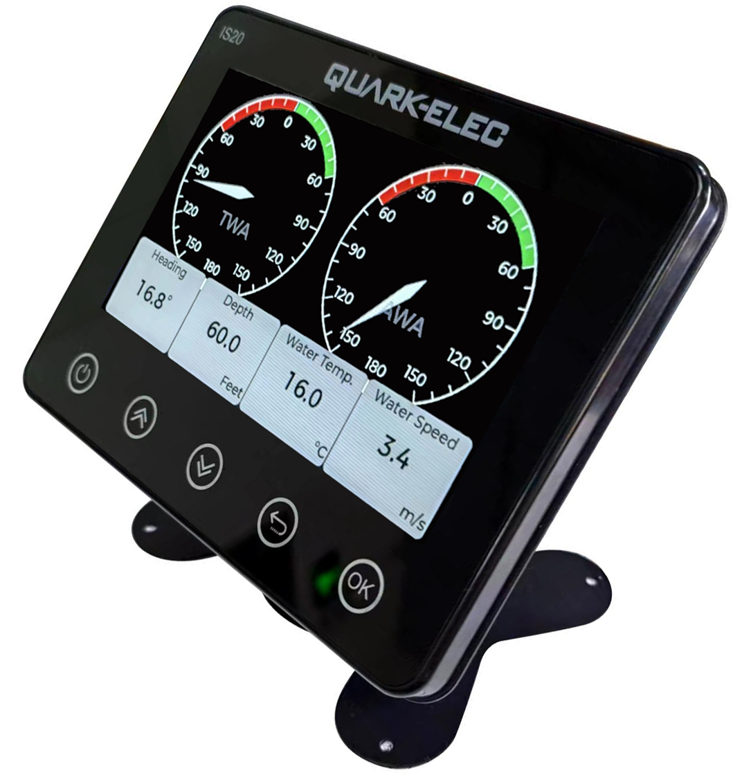 Quark-Elec IS20 Networked Multifunction Instrument The IS20 offers a range of features designed to enhance your marine experience with engine monitoring capabilities.