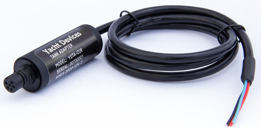 Tank Adapter YDTA-01 The NMEA 2000 Tank Adapter YDTA-01 allows you to connect an existing resistive type fluid level sensor installed on a tank and display the fluid level on NMEA 2000 devices, including chart plotters and instrumental displays.