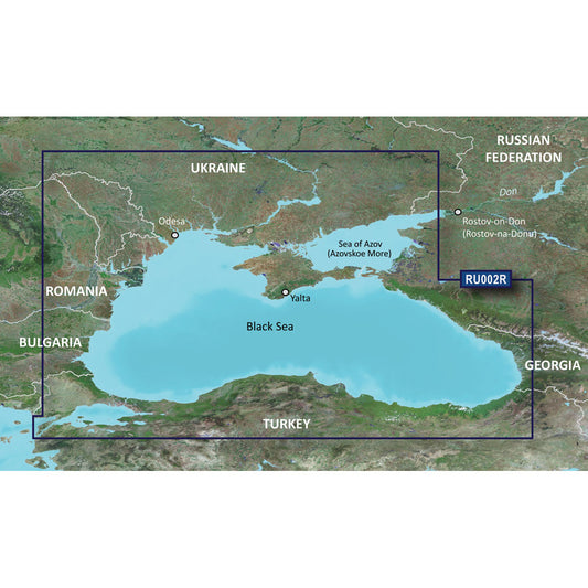 Garmin BlueChart g3 HD - HXRU002R - Black Sea  Azov Sea - microSD/SD [010-C1064-20]