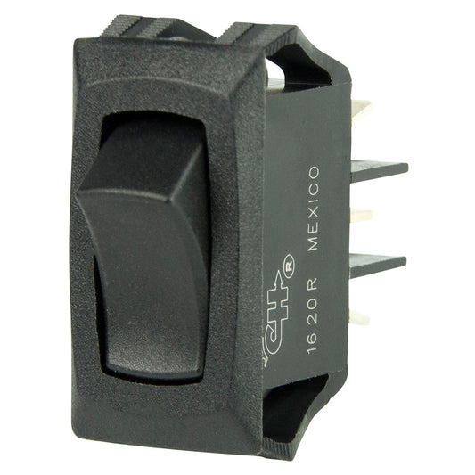 BEP Curved SPDT Mini Rocker Switch - 12V - ON/ON [1001706]