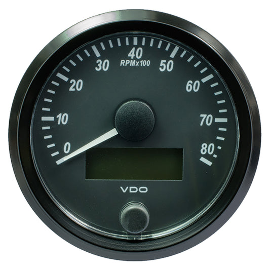 VDO SingleViu 80mm (3-1/8") Tachometer - 8000 RPM [A2C3833020030]