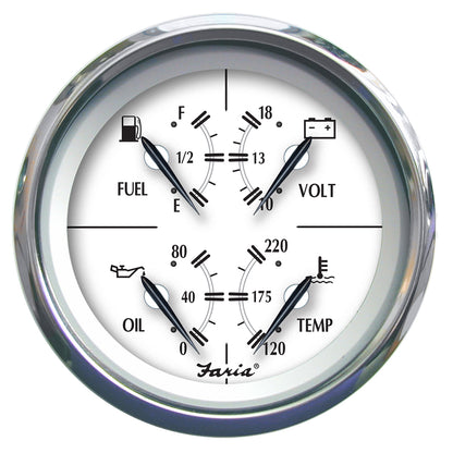 Faria Newport SS 4" Multifunction Gauge [45012]