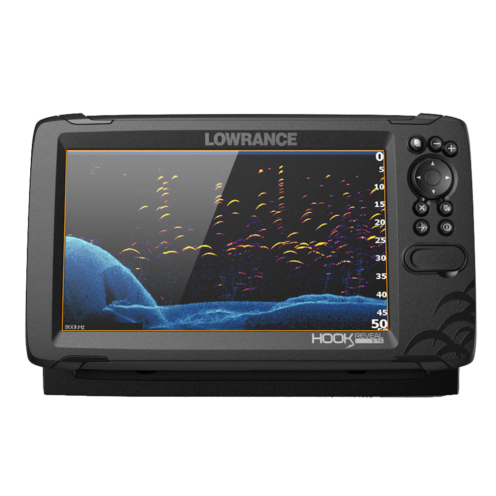 Lowrance HOOK Reveal 9 Combo w/TripleShot Transom Mount  C-MAP Contour+ Card [000-15851-001]