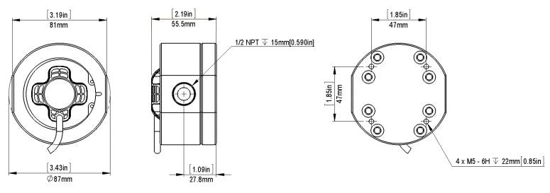 Maretron Fuel Flow Sensor 3-25 LPM (0.79-6.6 GPM) (FFM100 Accessory) - M4AR