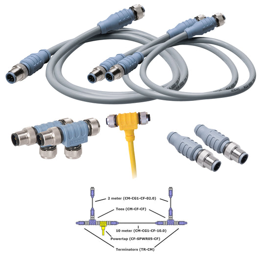 Maretron Deluxe NMEA 2000® Cable Starter Kit
