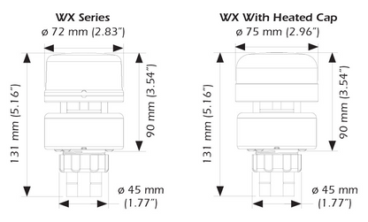 Airmar NMEA 0183/2000 Marine Based WeatherStation w/Relative Humidity  -  WS-120WX-RH