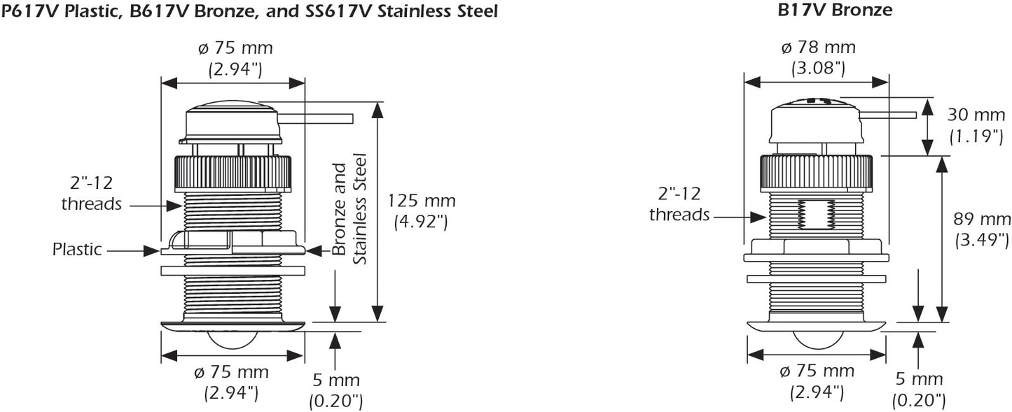 Airmar DST810 NMEA 2000 Smart™ Multisensor - 235 kHz -DST810SV-N2 with Stainless Steel Housing