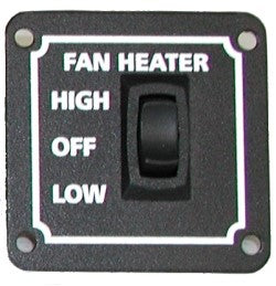 SMS W002-911.36 REAL Fan Heater Hi/Low Switch .36 12 vdc