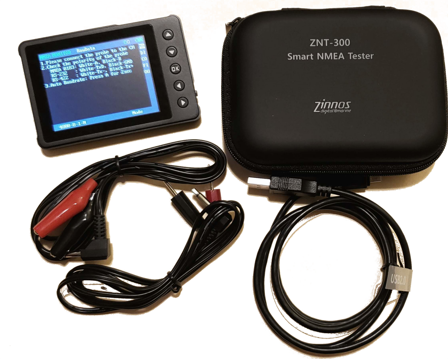 Zinnos NMEA 0183 Tester – ZNT-300 (Monitor/Simulator with Oscilloscope)